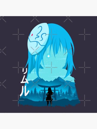 Alternative view of Dreamlike Rimuru Tempest Fantasy Gift Edition Throw Pillow