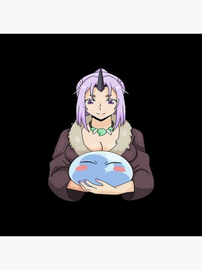 Alternative view of Rimuru & Shion Bonded Friendship Art Throw Pillow
