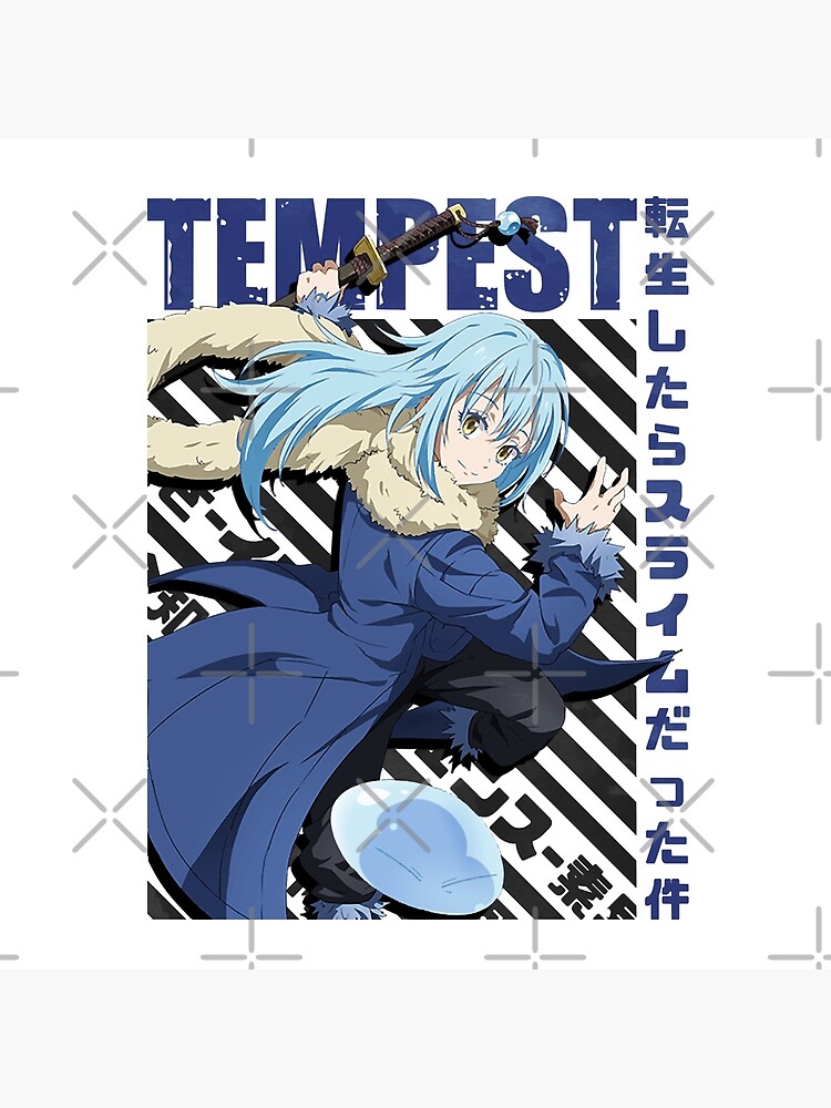 Elegant Rimuru Tempest Cute Aura Fan Art Throw Pillow - Image 2