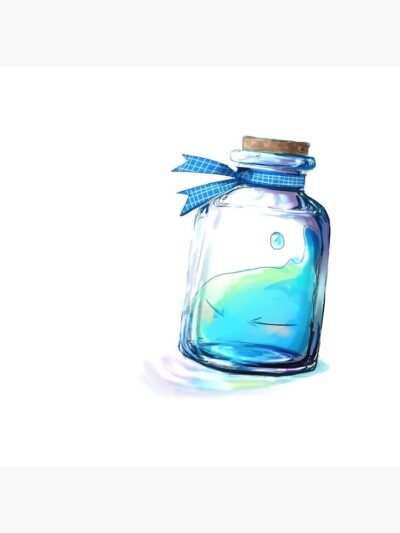 Alternative view of Crystal Rimuru In Glass Dreamscape Throw Pillow