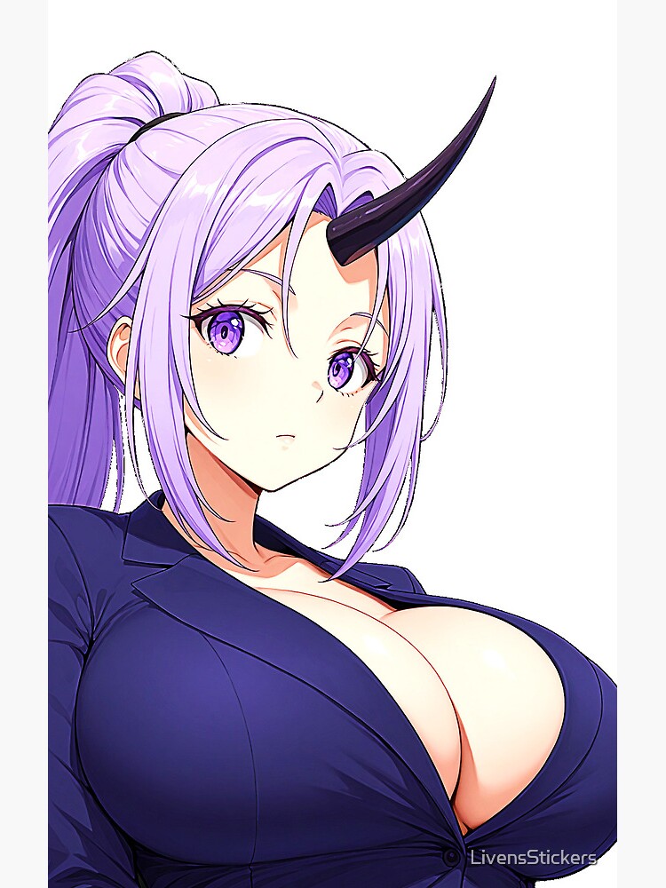 Mystic Uni Horn Oni Yokai Waifu Shower Curtain - Image 2