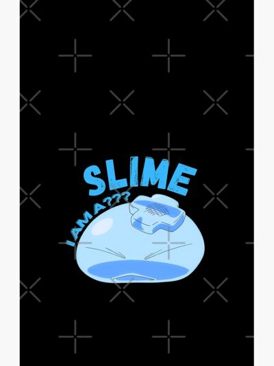Alternative view of Cute Rimuru Slime Fantasy Spirit Shower Curtain