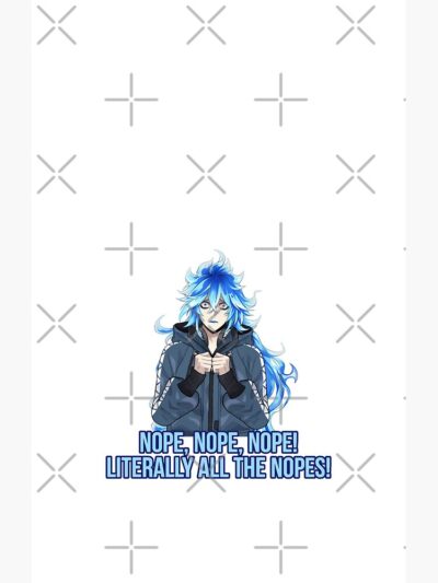 Alternative view of Dark Idia Shroud Meme Expression Shower Curtain