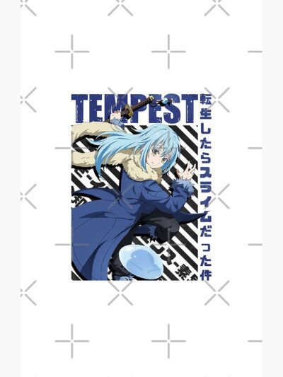 Alternative view of Adorable Rimuru Tempest Fan Expression Shower Curtain