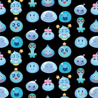 Alternative view of Blue Slime Buddy Cheerful Friends Tote Bag