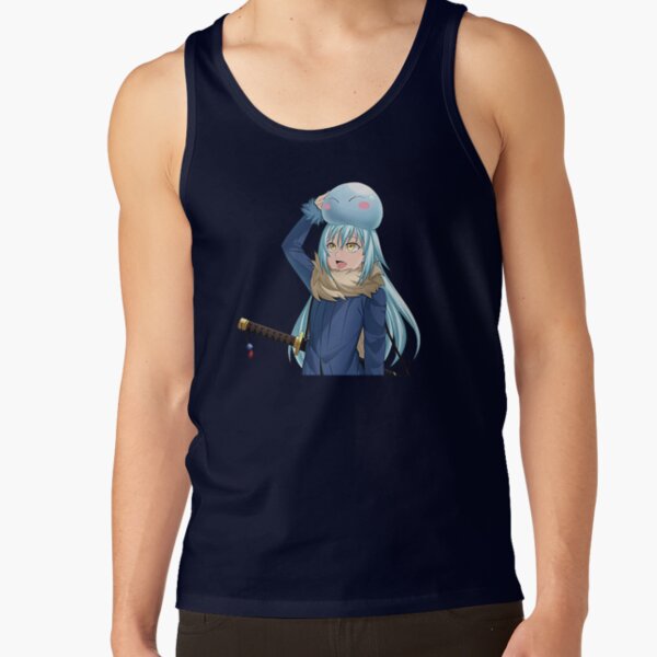 Tensura Chibi Rimuru Tempest Art Tank Top - Image 5