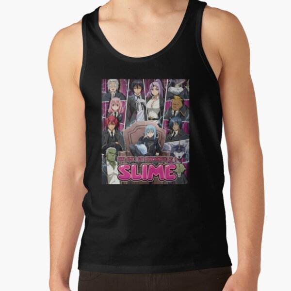 Tensura Silver Screen Dark Base Tank Top - Image 3