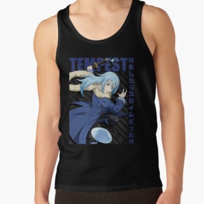 Alternative view of Tensura Rimuru Cute Fan Expression Tank Top