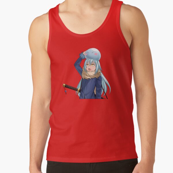 Tensura Chibi Rimuru Tempest Art Tank Top - Image 4