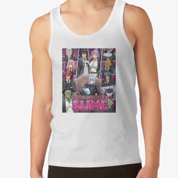 Tensura Silver Screen Dark Base Tank Top - Image 2