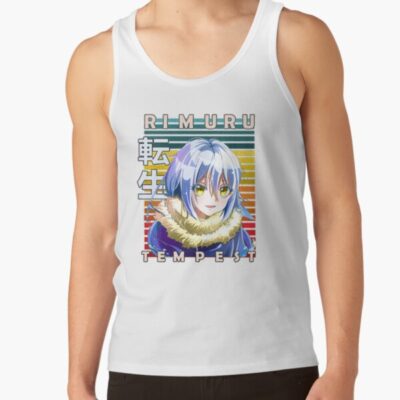 Alternative view of Lord Of Tempest Black Emblem Tank Top