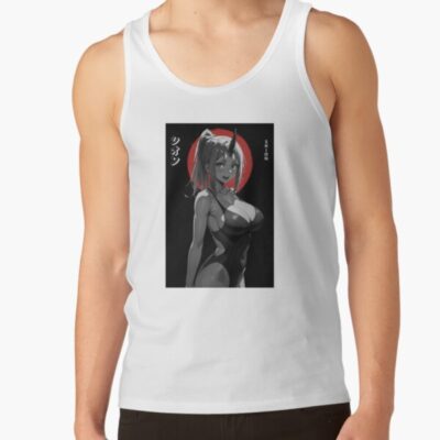 Alternative view of Elegant Shion Minimal Calm Design Tank Top