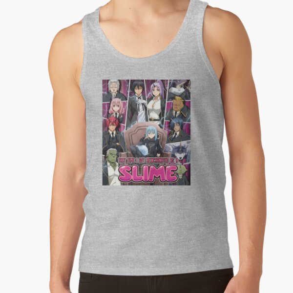 Tensura Silver Screen Dark Base Tank Top - Image 4
