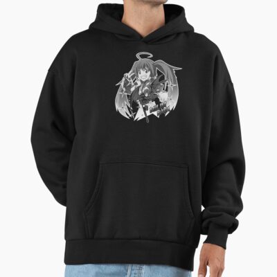 Alternative view of Dark Elegant Milim Black Dragon Power Hoodie