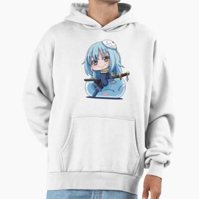 Alternative view of Kemarau Chibi Rimuru Tempest Nostalgia Rain Hoodie