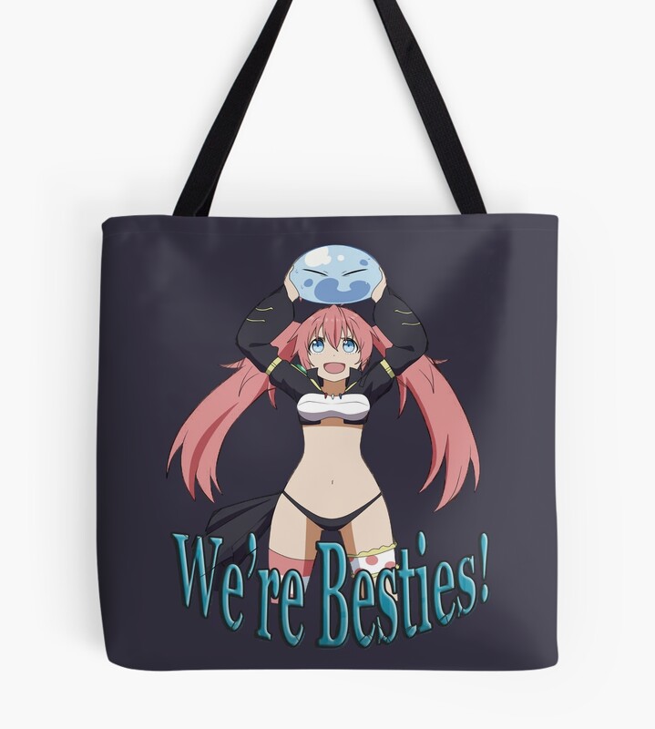 Melancholy Reincarnated Fantasy Rimuru Reflection Tote Bag