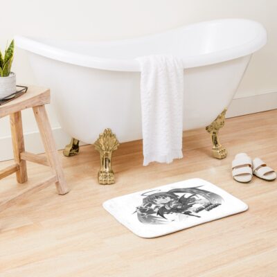 Alternative view of Dark Elegant Milim Black Dragon Aura Bath Mat