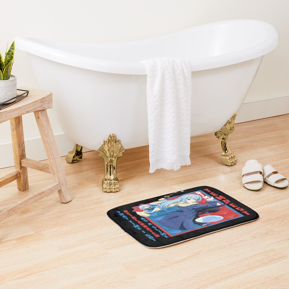Sparkling Rimuru Tempest Fan Gift Radiance Bath Mat - Image 2