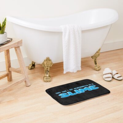 Alternative view of Funny Slimed Reincarnation Chaos Humor Bath Mat