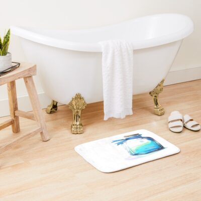 Alternative view of Crystal Rimuru In Glass Dreamscape Bath Mat