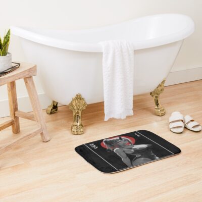 Alternative view of Elegant Shion Minimal Mystic Design Bath Mat
