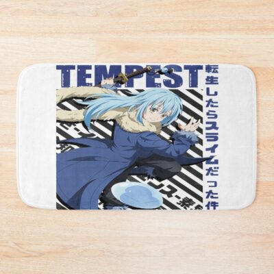 Elegant Rimuru Tempest Cute Aura Fan Art Bath Mat