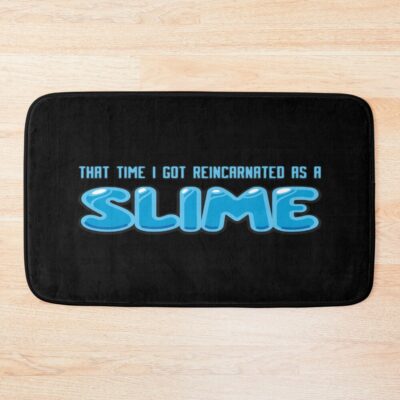 Funny Slimed Reincarnation Chaos Humor Bath Mat