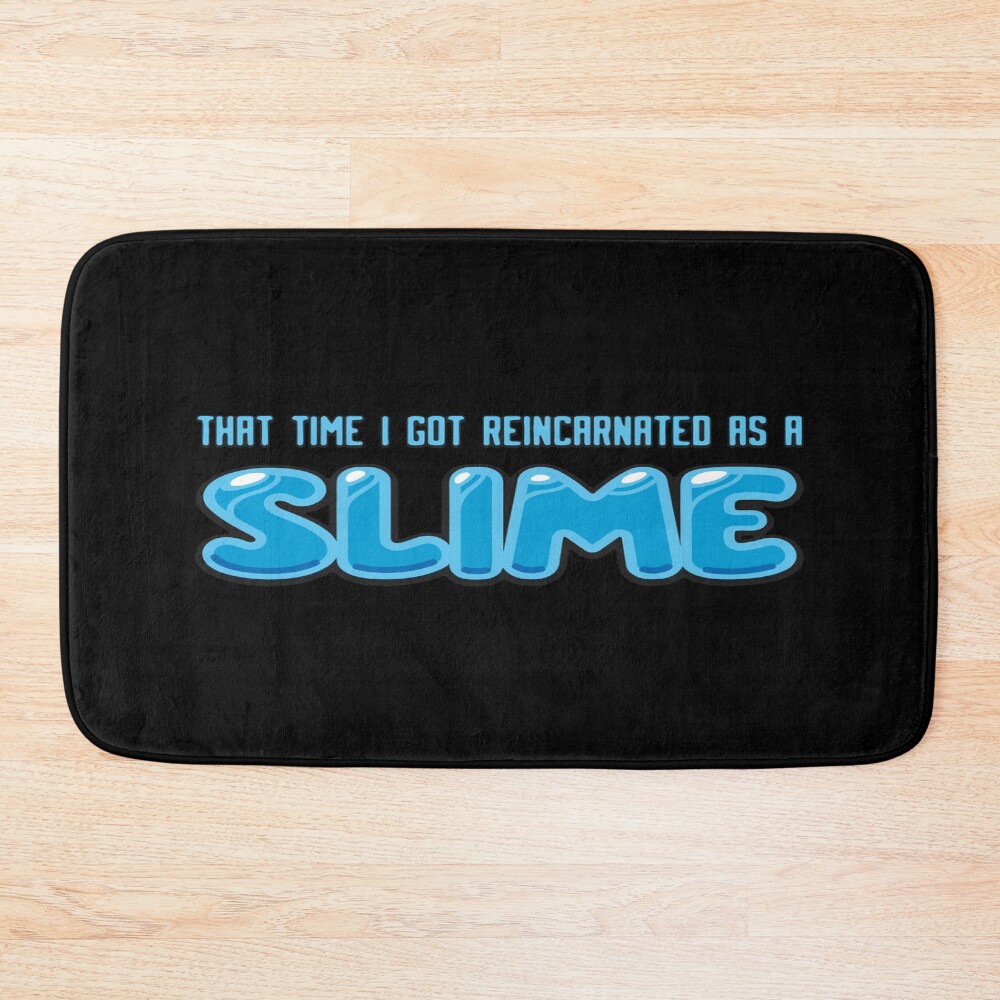 Funny Slimed Reincarnation Chaos Humor Bath Mat