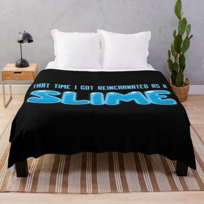 Funny Slimed Reincarnation Chaos Humor Throw Blanket