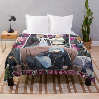 Cinematic Slime Movie Adventure Throw Blanket