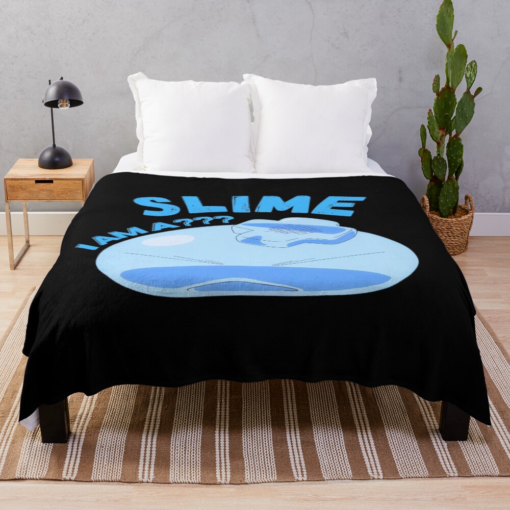 Adorable Rimuru Slime Dream Form Throw Blanket