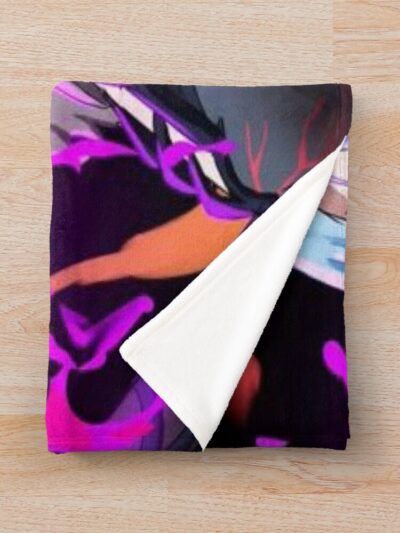 Alternative view of Rimuru Tempest Supreme Lord Aura Throw Blanket