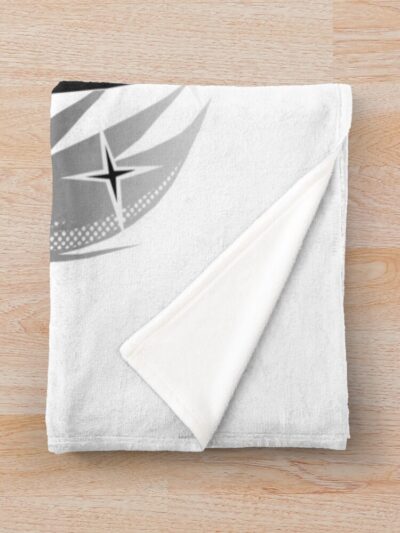 Alternative view of Dark Elegant Milim Black Dragon Aura Throw Blanket