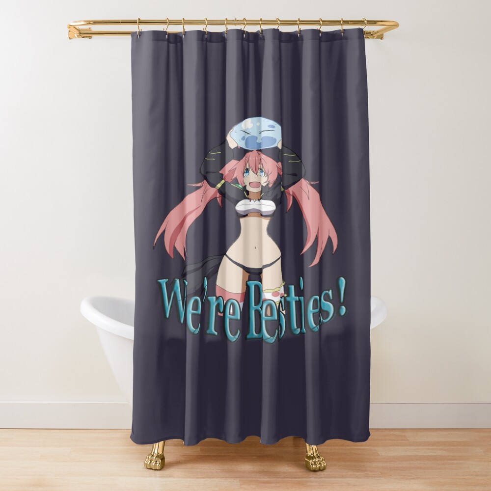 Melancholy Rimuru Fantasy Reflection Art Shower Curtain