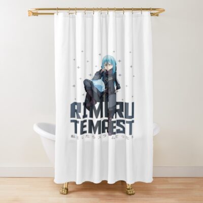 Elegant Rimuru Tempest Fan Tribute Shower Curtain
