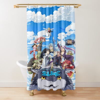 Cinematic Slime Movie Adventure Saga Shower Curtain