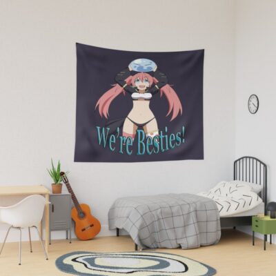 Melancholy Reincarnated Fantasy Rimuru Reflection Tapestry