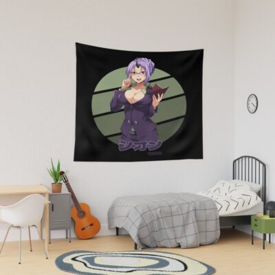 Playful Shion Circle Funny Charm Tapestry
