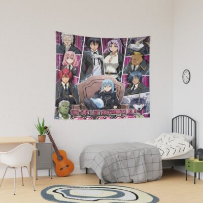 Cinematic Slime Movie Adventure Tapestry