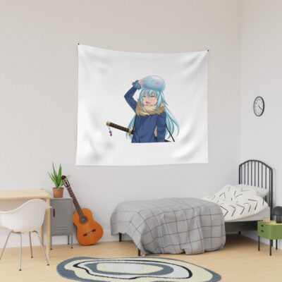 Chibi Slime Art Playful Collection Tapestry