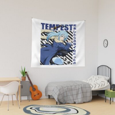 Elegant Rimuru Tempest Cute Aura Fan Art Tapestry