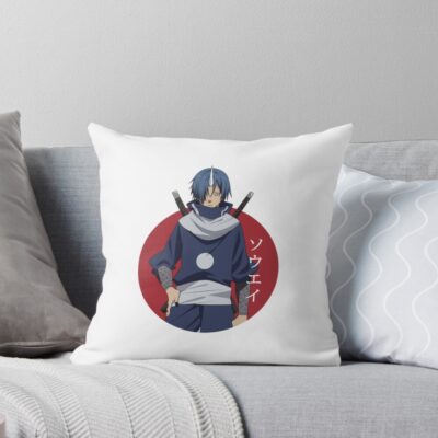 Shadow Assassin Souei Silent Strike Throw Pillow