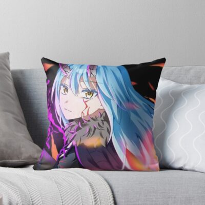 Rimuru Tempest Supreme Lord Aura Throw Pillow
