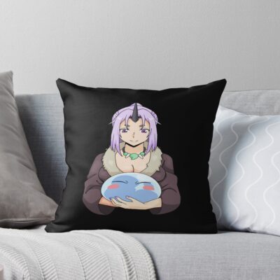 Rimuru & Shion Bonded Friendship Art Throw Pillow