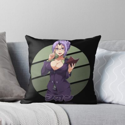 Playful Shion Circle Funny Charm Throw Pillow