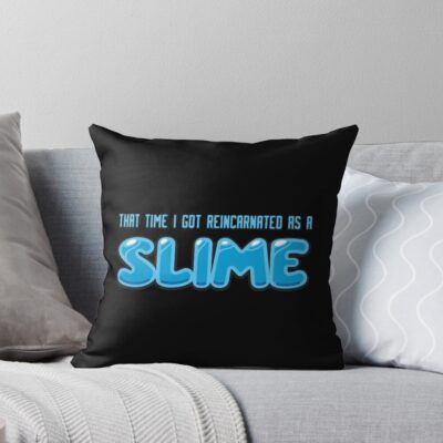 Funny Slimed Reincarnation Chaos Humor Throw Pillow