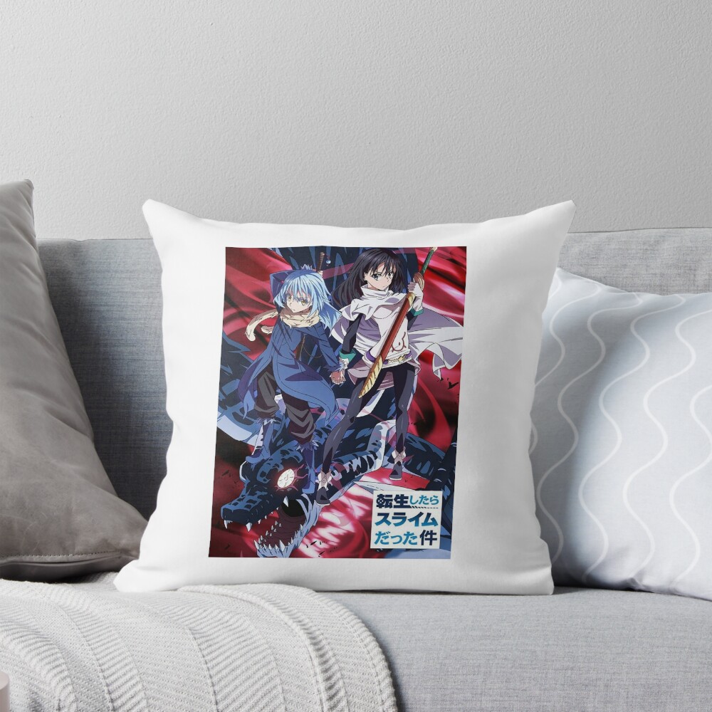 Cover Art Elegant Slime Fantasy Throw Pillow