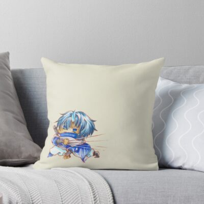 Shadow Ninja Souei Stealth Mode Throw Pillow