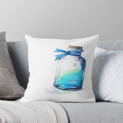 Crystal Rimuru In Glass Dreamscape Throw Pillow