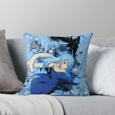 Infinite Slime Reincarnation Universe Throw Pillow